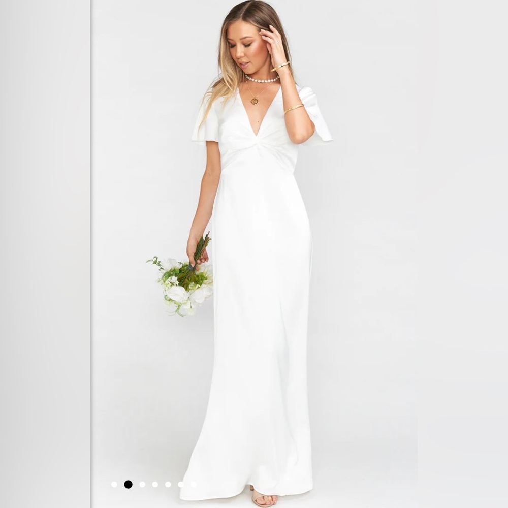 Show Me Your Mumu Ivory Rome Twist Gown
